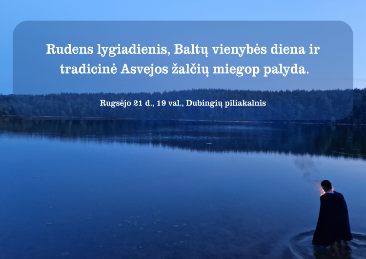 Rudens lygiadienis, Baltų vienybės diena ir tradicinis Asvejos žalčių palydėjimas miegop