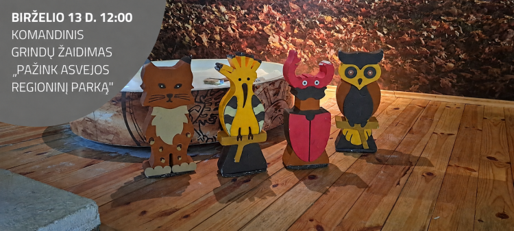 Atrask Asvejos regioninį parką žaisdamas!