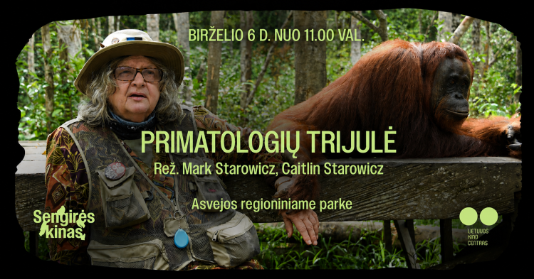 „Sengirės kinas“ Asvejos regioniniame parke: „Primatologių trijulė“