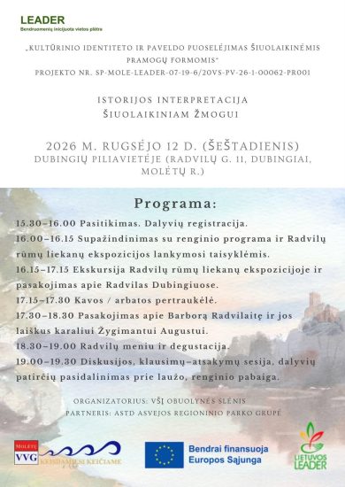 Kviečiame į renginį „Istorijos interpretacija šiuolaikiniam žmogui“