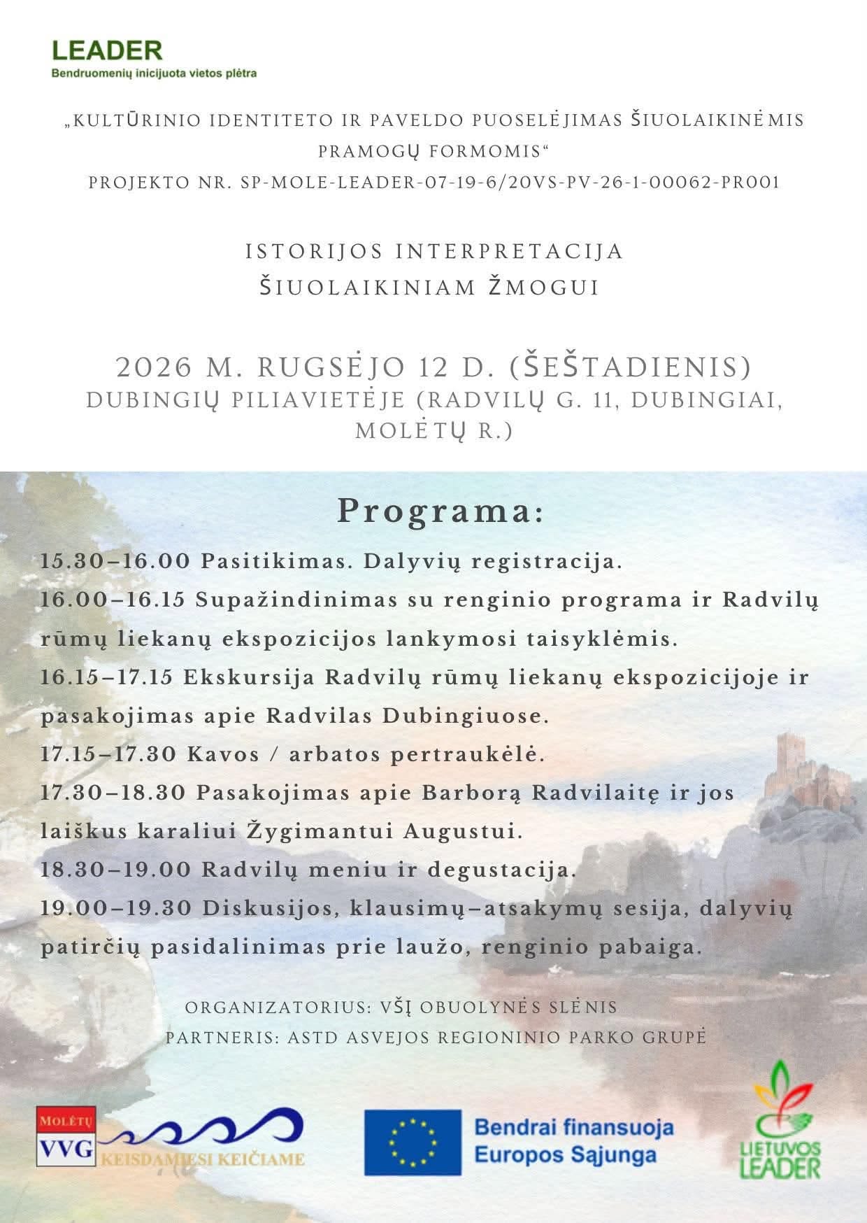 Kviečiame į renginį „Istorijos interpretacija šiuolaikiniam žmogui“